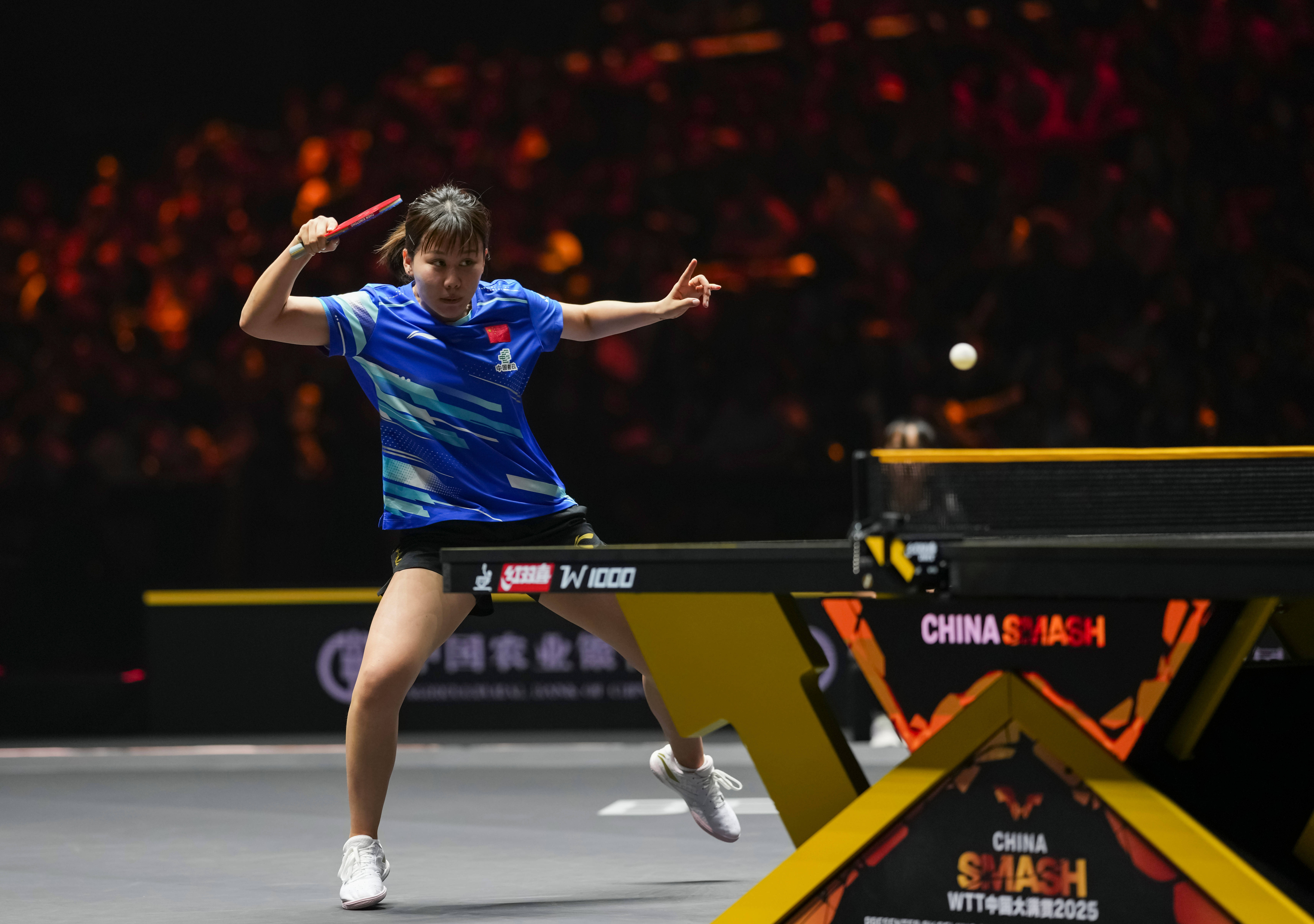 (体育)乒乓球——WTT中国大满贯赛:陈幸同晋级女单八强