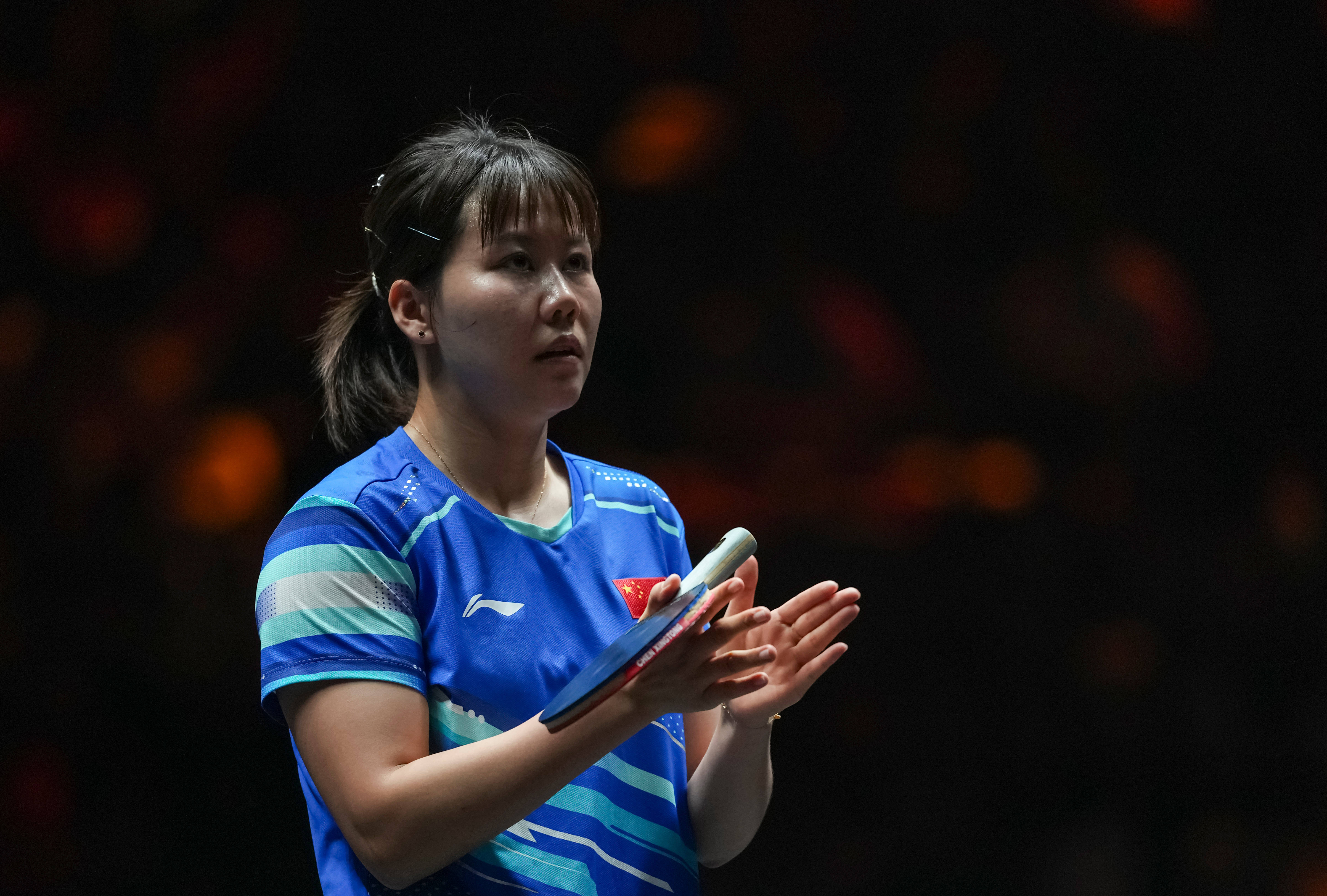 (体育)乒乓球——WTT中国大满贯赛:陈幸同晋级女单八强