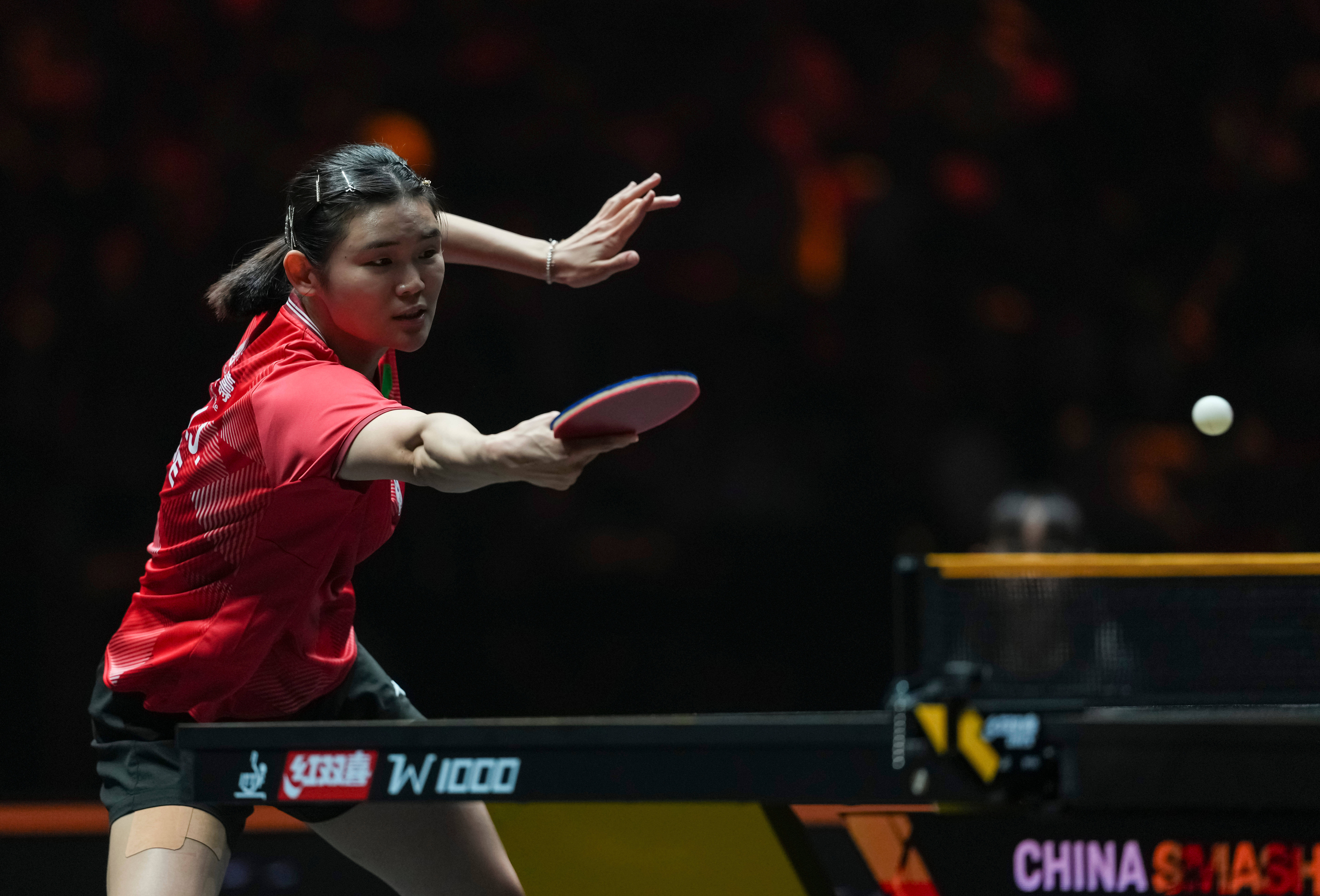 (体育)乒乓球——WTT中国大满贯赛:陈幸同晋级女单八强