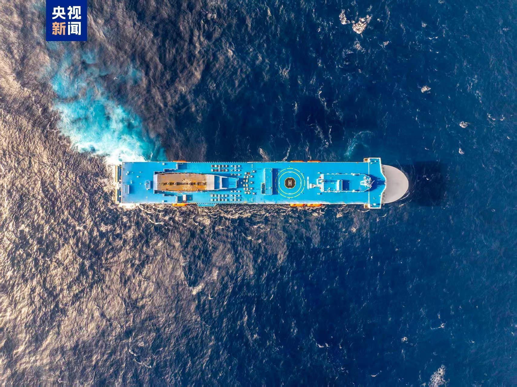 船舶内装100%国产化 我国首艘自研大型出口双燃料客滚船交付